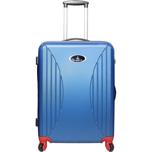 (Blue, Small (Cabin) Suitcase) Vivien Kondor ABS Hard Shell Suitcase TSA Lock