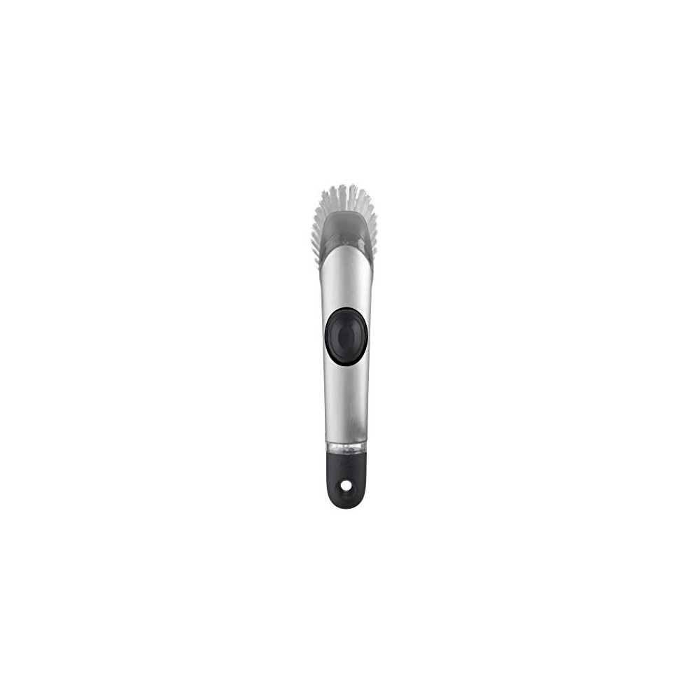 OXO SteeL Soap Dispensing Dish Brush 10 In