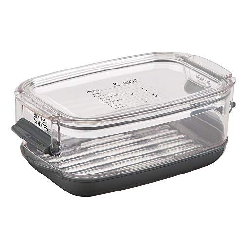 Prepworks by Progressive Berry ProKeeper, , 1.2-Quart, Strawberries, Blueberry, Fruit Vegetable Container,Black