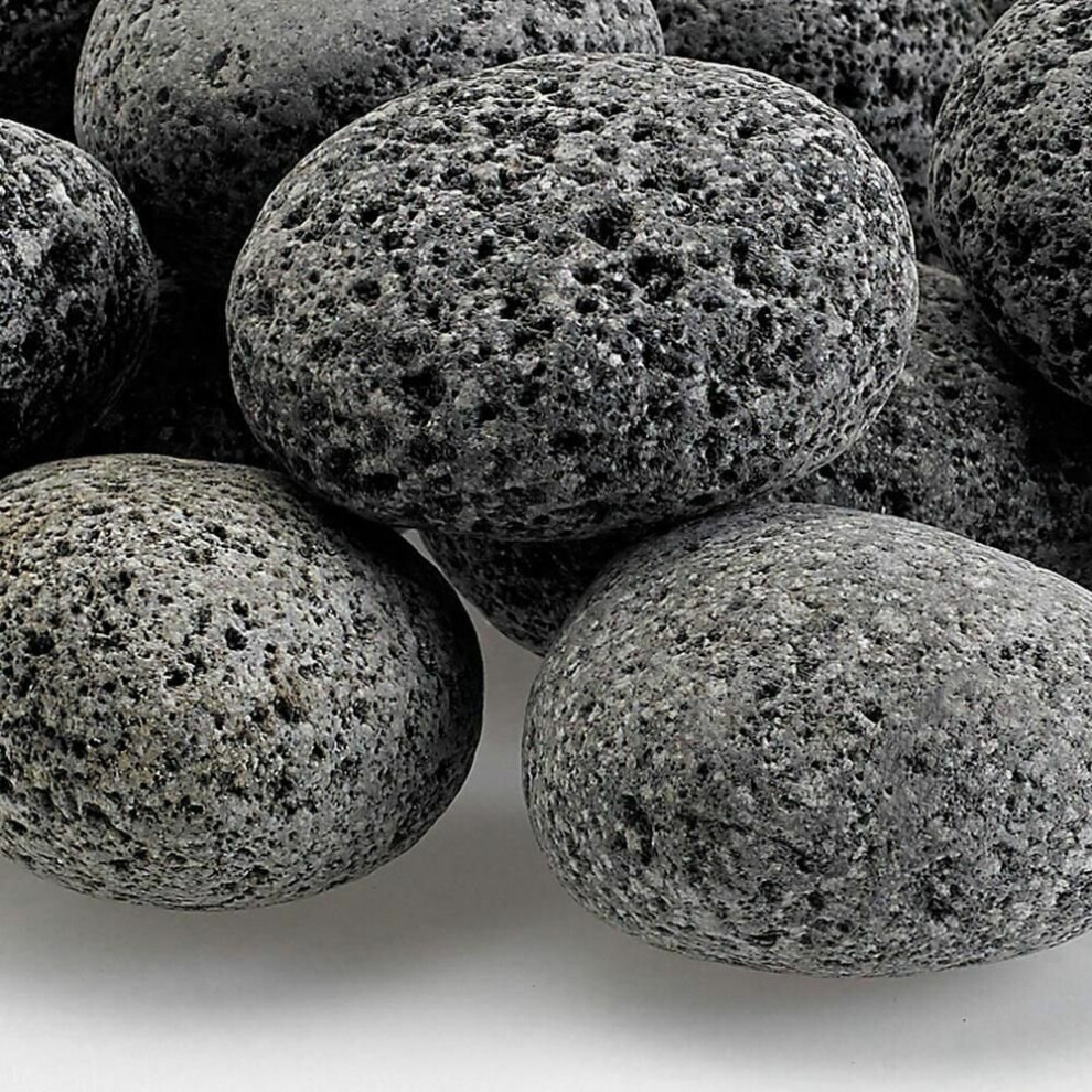 (1kg) Decorative Lava Stones / Pebbles/ HOME & GARDEN/ AQUARIUM Black Volcanic natural