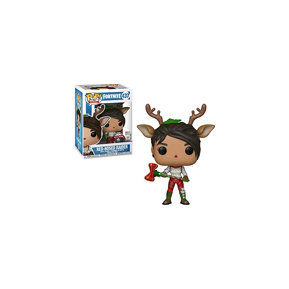 Funko Pop Games: Fortnite- Red-Nosed Raider Collectible Figure, Multicolor