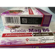 CHELA MAG B6 with Ashwagandha Olimp – 30 Capsules