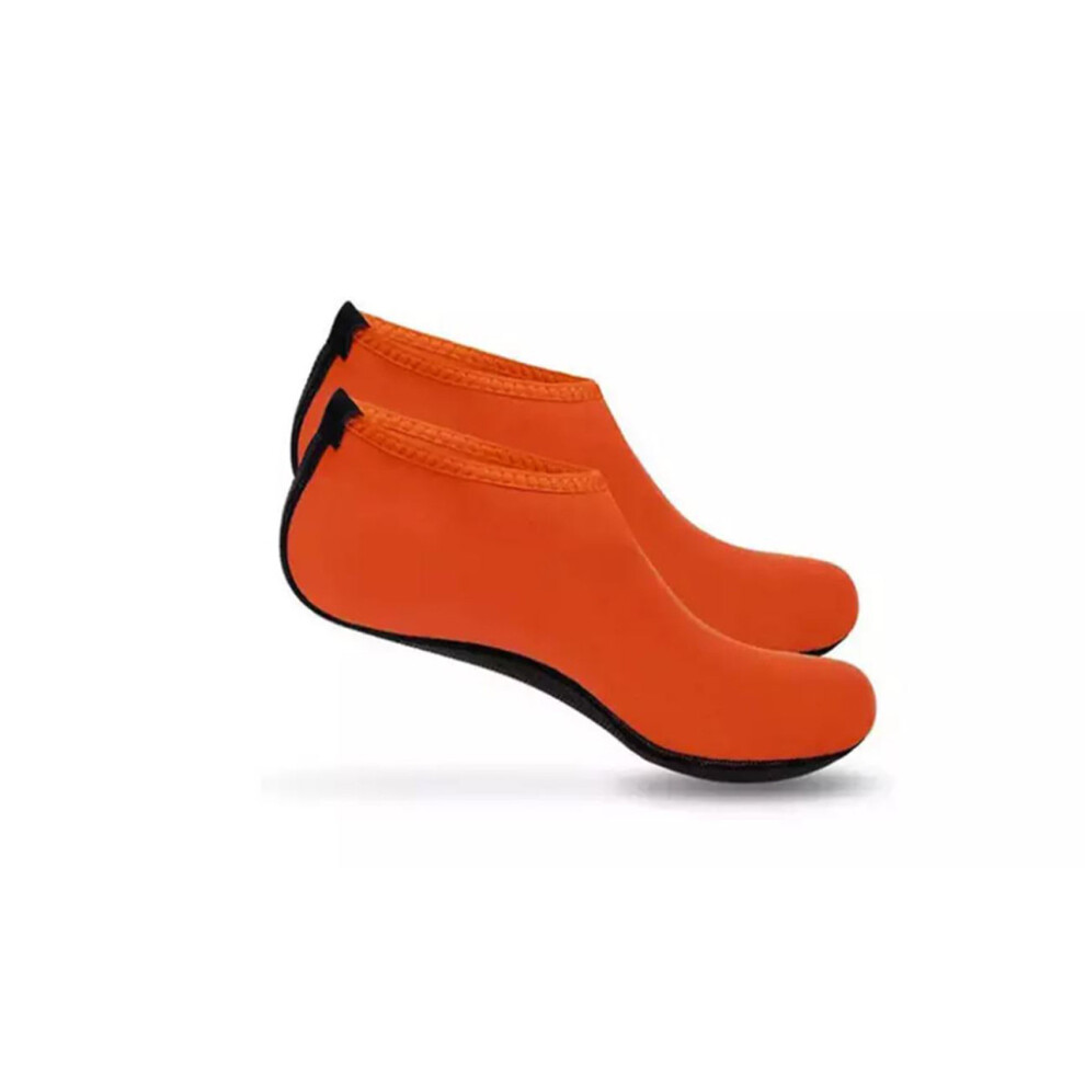 (UK 2.5-3, orange) Unisex Quick-Dry Beach Shoes