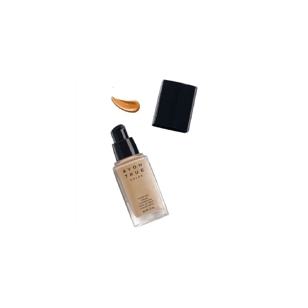 New in box avon true colour liquid foundation - earth