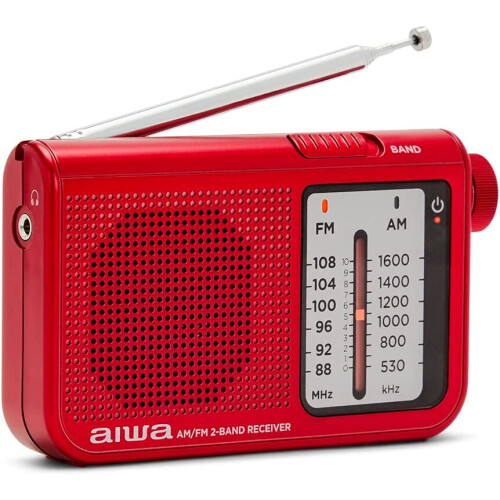 Taschenradio mit FM/AM Rot 1