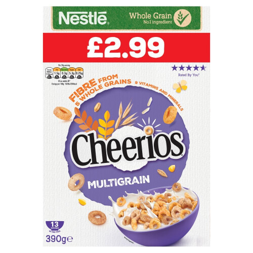 Cheerios Multigrain 390g (Pack of 6) 2