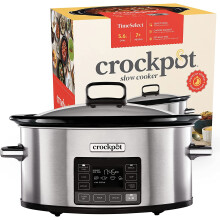 Crockpot TimeSelect Digital Slow Cooker 5.6 L Stainless Steel [CSC066]
