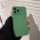 (For iPhone 11Pro) Simple Green TPU Case For iPhone 14Pro Max 5