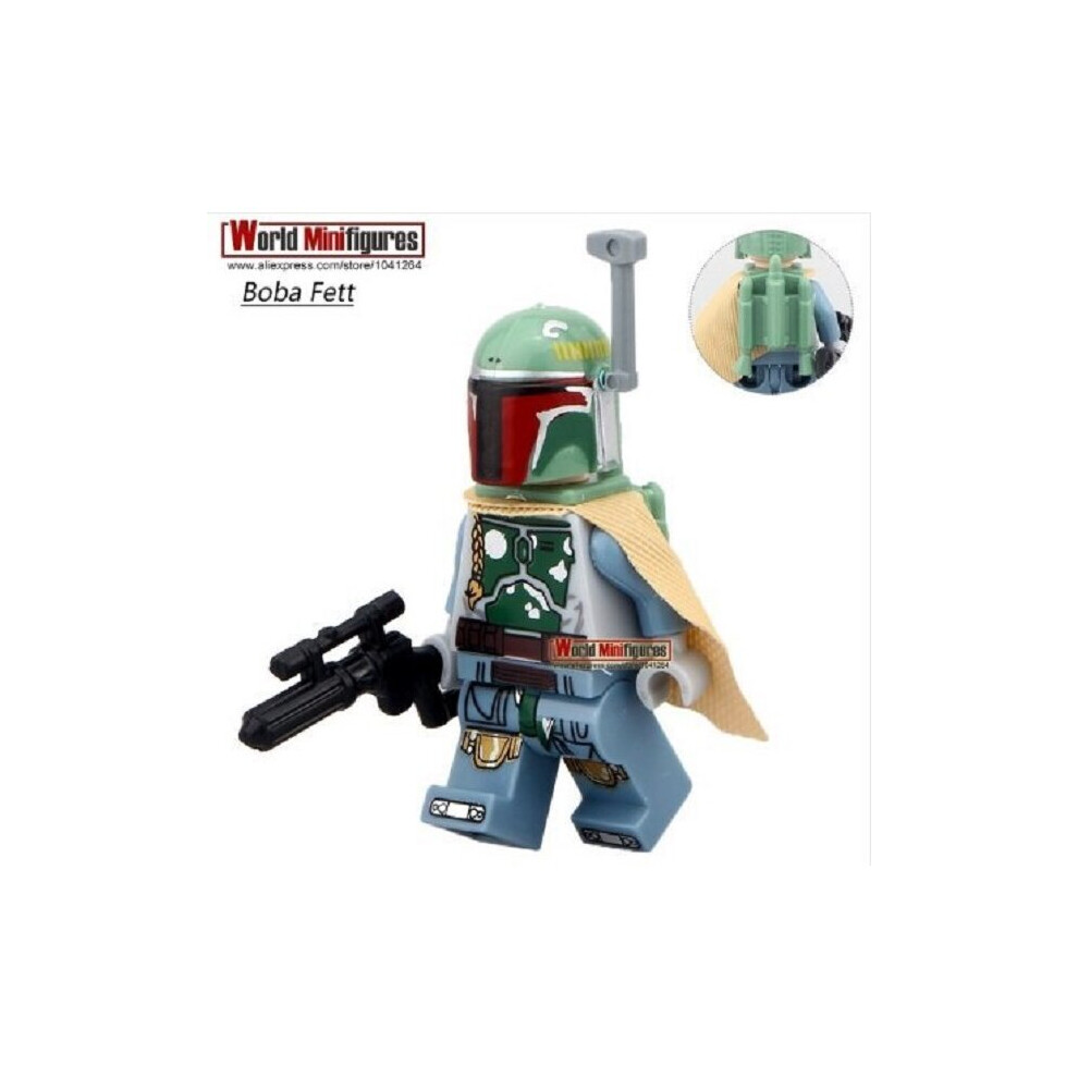 (Boba Fett New Type) Star Wars Custom Mini Figures Fit Lego Sets