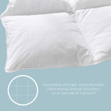 (Super King) Duck Feather and Down Duvet Quilt Hotel Quality 10.5 tog OR 13.5 tog Duvets Comforter