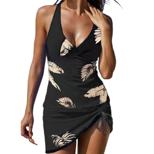 Tummy Control Ladies Dress Swimming Costume Long Torso One Piece