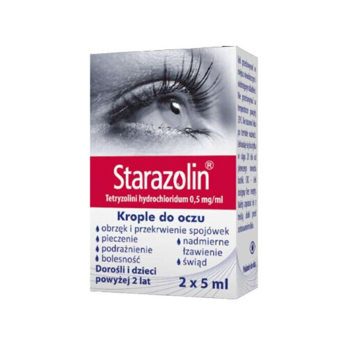 STARAZOLIN immediate relief for irritated eyes - 2x5ml