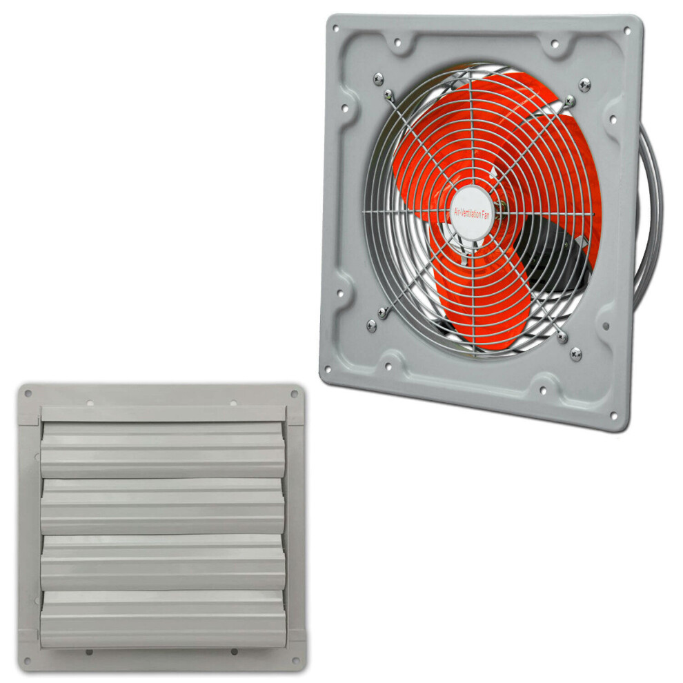 Powerstar Electricals Ltd (16" Inches) Commercial Metal Axial Extractor Heavy Duty Ventilation Fan