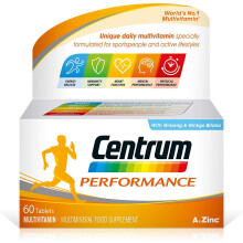 Centrum Performance Monivitamiinitabletit Kivennäisaineet Aivot Mieli Lisäosa 60 Tabs
