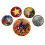 Sonic The Hedgehog Sonic The Hedgehog Button Badge Set - Jigsaw Puzzle 1