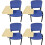 (Blue with Tablet, 4) Reception chair 1
