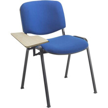 (Blue with Tablet, 1) Reception chair