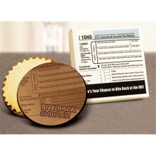 Chocolate Chocolate 320466 Bite Back At The IRS Chocolate Cookie with Printed Box