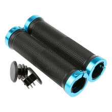 (Blue) Mountain Bike Bicycle Cycling Soft Handlebar Grips