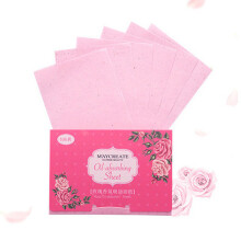 ( B) 100pc/pack Oil Control Face Absorbent Paper Face Oil Control Cleaning Wipes Absorbing Sheet Oily Matting Tissue