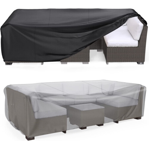 (315x210x100cm) Large Outdoor Rattan Furniture Cover Patio Table