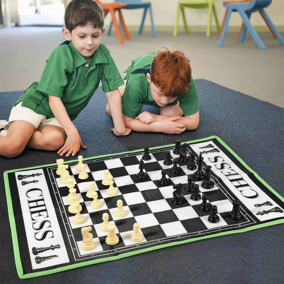 Soka ( Chess With Real Chess Pieces) Chess Giant Board Game Set Travel Board Games