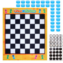 (CHESS AND CHECKERS) SOKA Chess Giant Board Game Set Travel Board Games