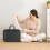 (Black) Vinsani 2 Pack Felt Multifunctional Storage Basket 2