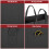 (Black) Vinsani 2 Pack Felt Multifunctional Storage Basket 8