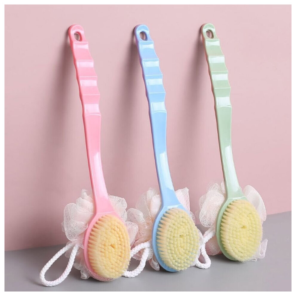 Yetp Star Green ( ) Bath Brush Body Exfoliating Scrubber Long Handle Body Back Massage Shower Spa Foam Bath Accessories