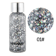 ( 01) Eye Glitter Nail Hair Body Face Glitter Gel Art Flash Heart Loose Sequins Cream Festival Glitter Decoration