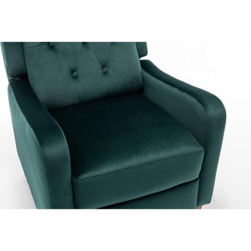 (Green) Wing Back Recliner Push Back Armchair 1