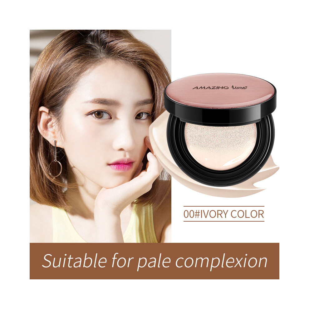 Yetp Star Ivory ( Color) Mineral Face Pressed Powder Oil Control Natural Liquid Foundation Powder