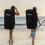 Inflatable Paddle Board Bag SUP Board Bag Surfboard Backpack Black 7
