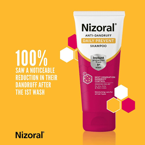 Nizoral Daily Prevent Shampoo 200ml, Stops dandruff returning from the