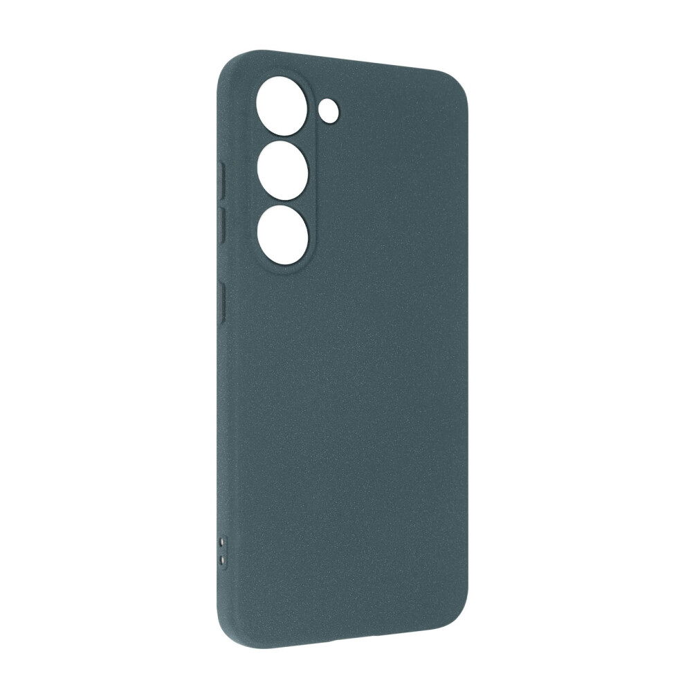Case For Samsung Galaxy S23 Flexible Silicone With Dots Grey 3662427730907