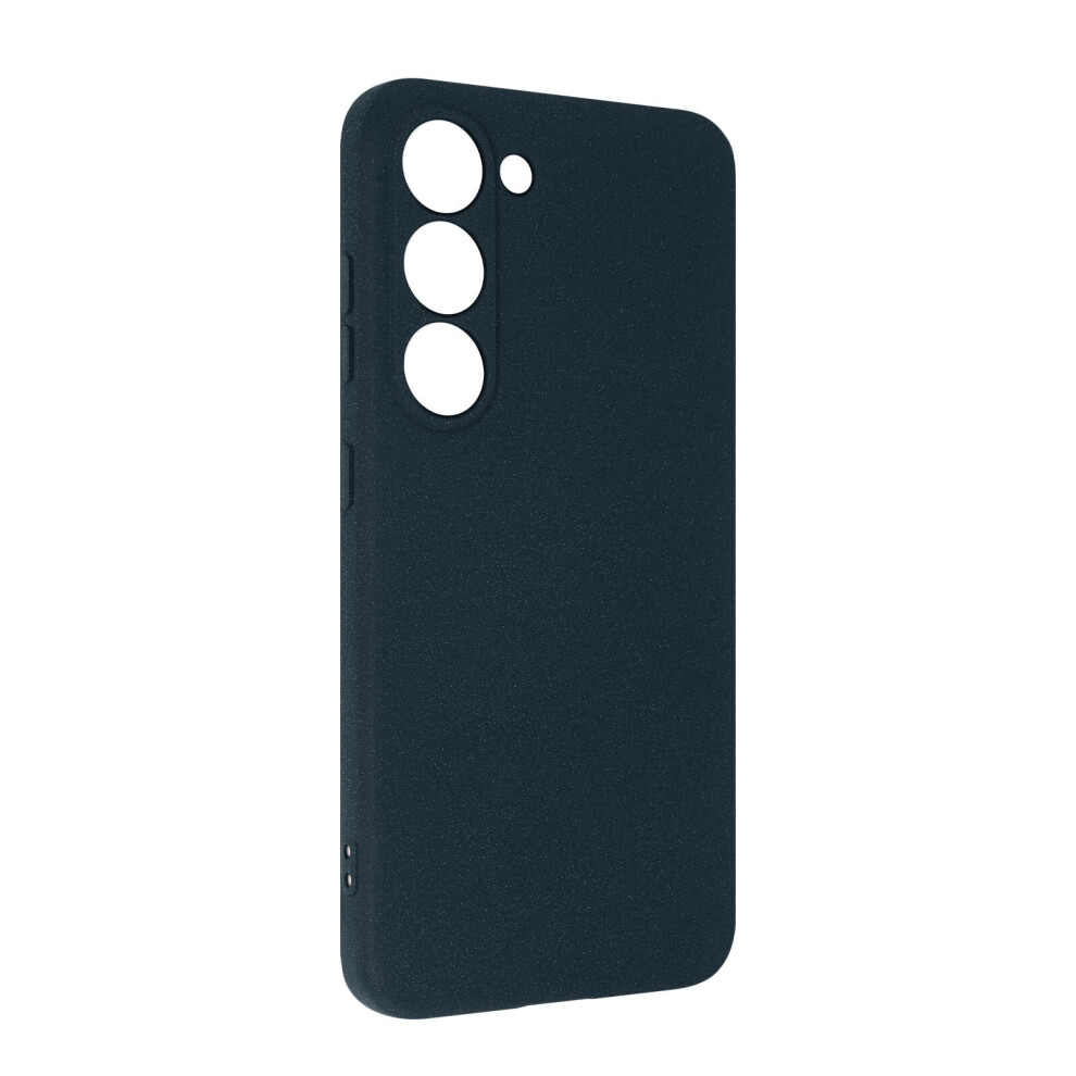 Case For Samsung Galaxy S23 Flexible Silicone With Dots Navy Blue 3662427730914
