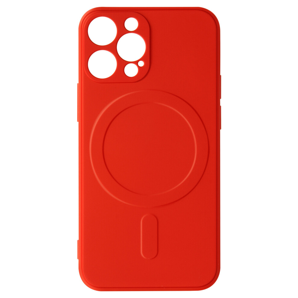 Magsafe Iphone 13 Pro Max Case Silicone Soft-Touch Interior Mag Cover Case Red 3662427695985
