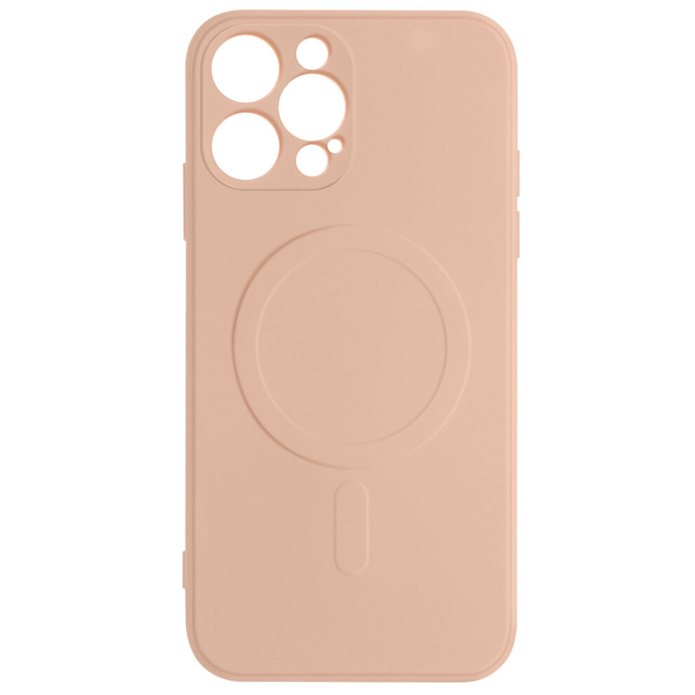 Magsafe Iphone 12 Pro Case Silicone Soft-Touch Interior Mag Cover Case Pink 3662427695770