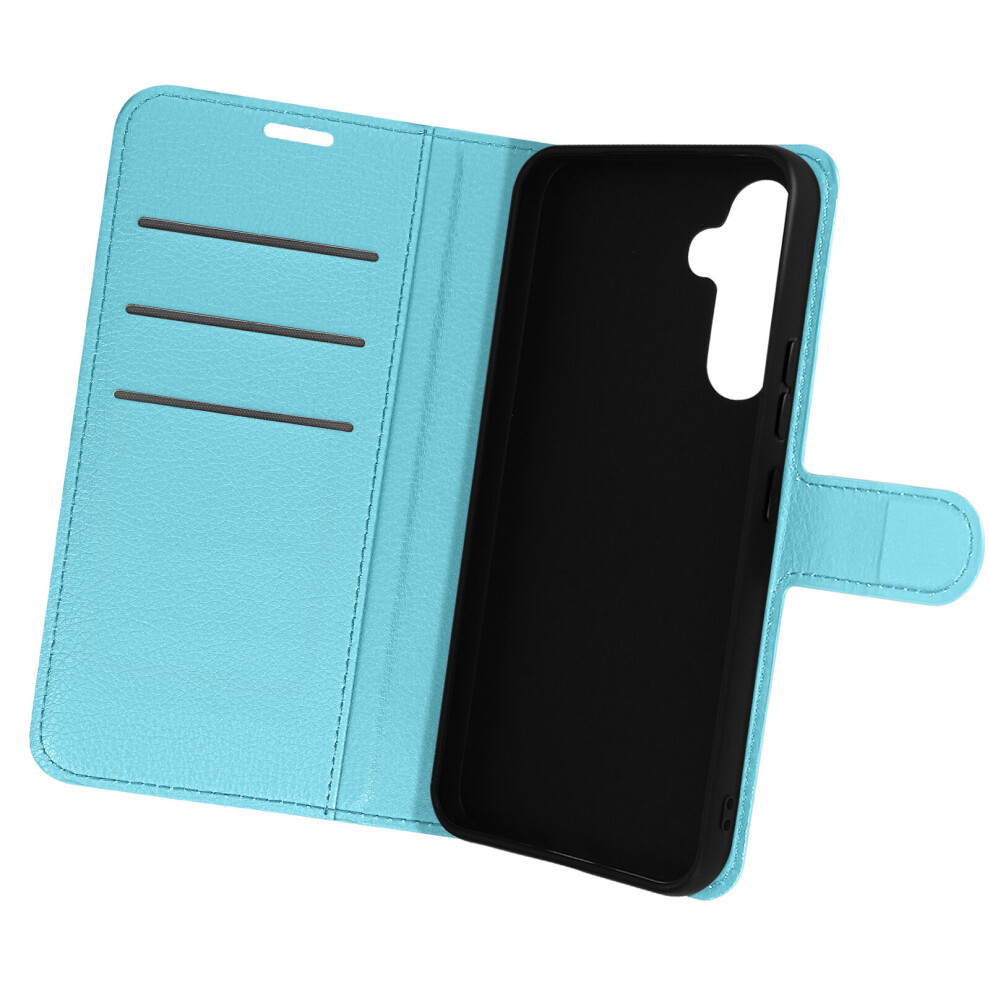 Avizar Case For Samsung Galaxy A54 5G Video Stand Wallet Faux-Leather Blue