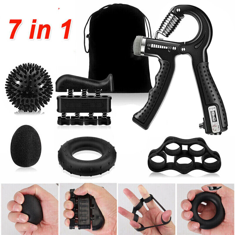 Kit Renforceur De Poignet Et De Préhension (hand Grip) - Exercices Pour Avant-bras Et Doigts