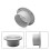 100mm 4" Air Vent Grille Ventilation Ceiling Wall Mount Air Vent ABS Round 7