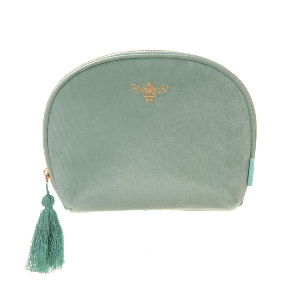 Danielle Creations Green Make Up Bag Cosmetic Pouch Small Bee Beauty Accessory Purse