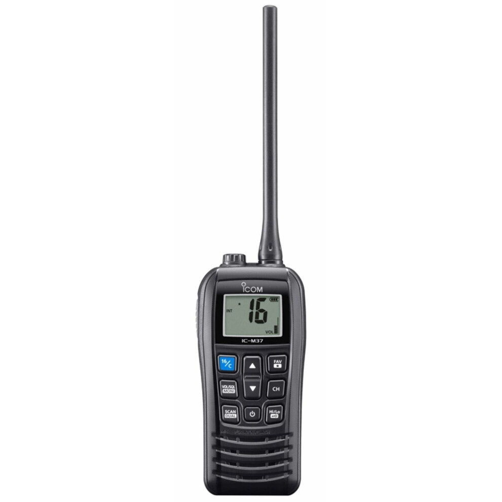 ICOM IC-M37E Buoyant VHF Marine Handheld Radio Transceiver - IPX7