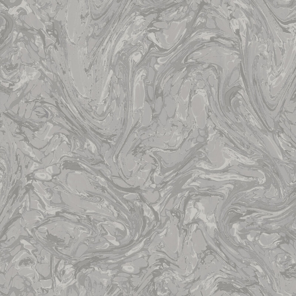 (Grey 50436) Holden Liquid Marble Swirl Glitter Wallpaper 5022976504363