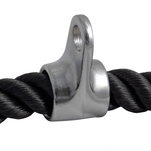 Heavy Duty Lat Tricep Power Rope Cable Attachment Push Pull Down Multi Gym Home 2