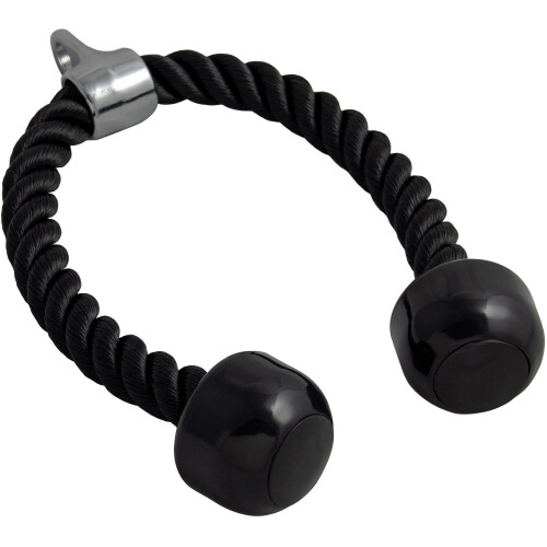 Heavy Duty Lat Tricep Power Rope Cable Attachment Push Pull Down Multi Gym Home