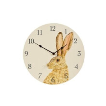 Colourful Garden / Home Inside Outside Hare Wall Clock - Quartz accuracy