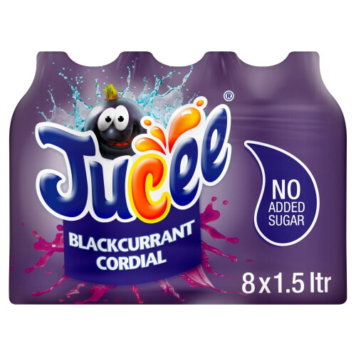 Jucee Blackcurrant Cordial 1.5 Litre (Pack of 8 )