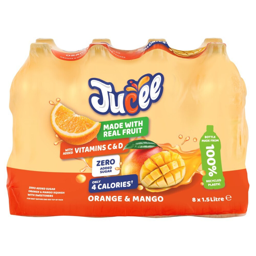 Jucee Orange & Mango 1.5 Litre (Pack Of 8 )